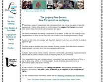 Tablet Screenshot of legacyfilmseries.com